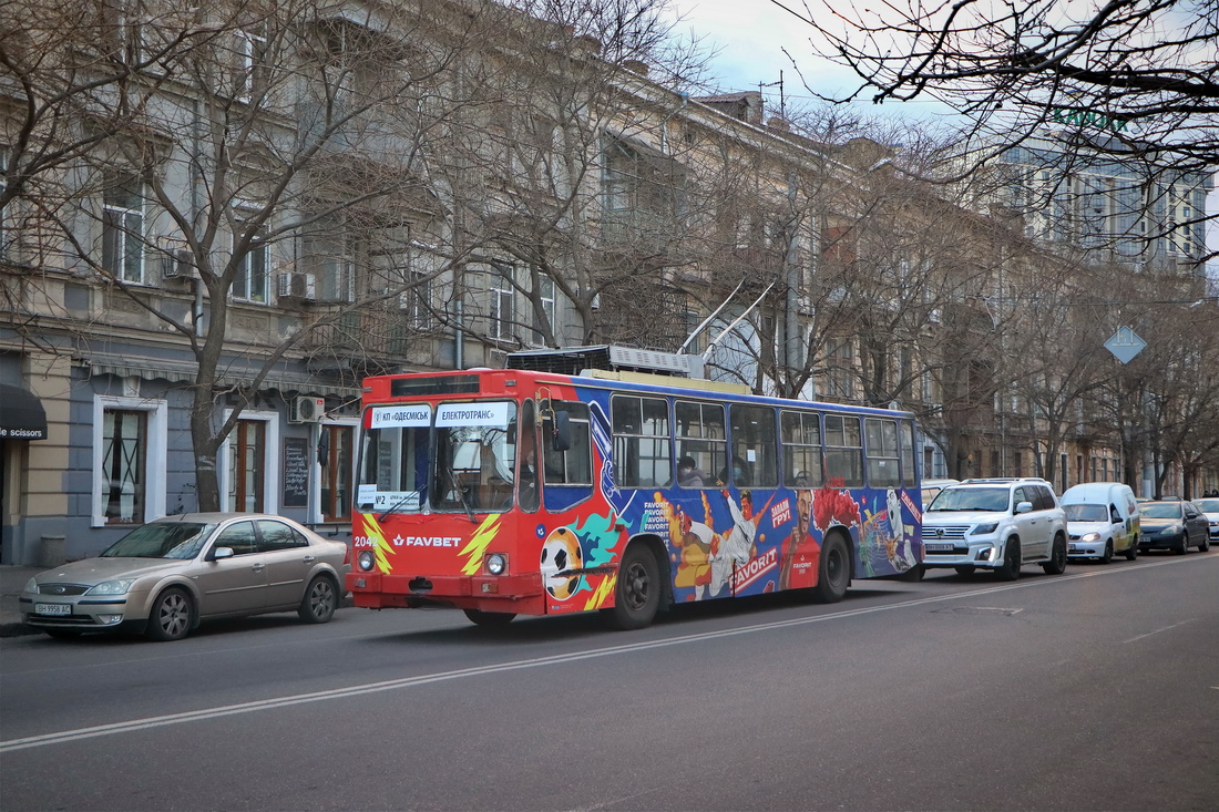 Odesa, YMZ T2 Nr. 2042; Odesa — City Transport and Quarantine Restrictions