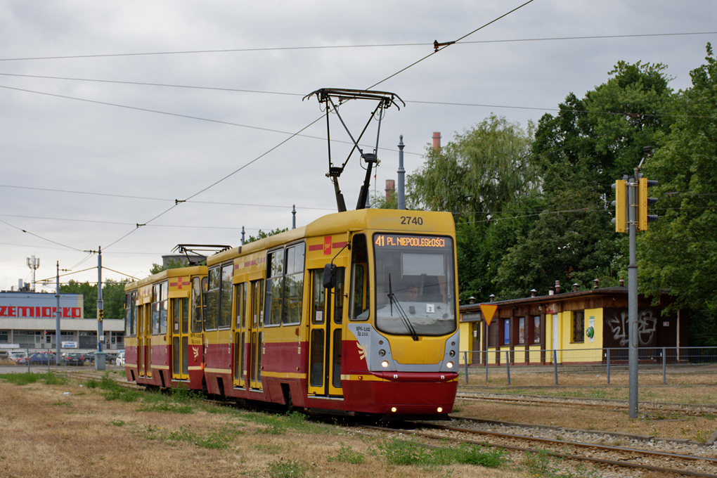 Łódź, Konstal 805NaND # 2740