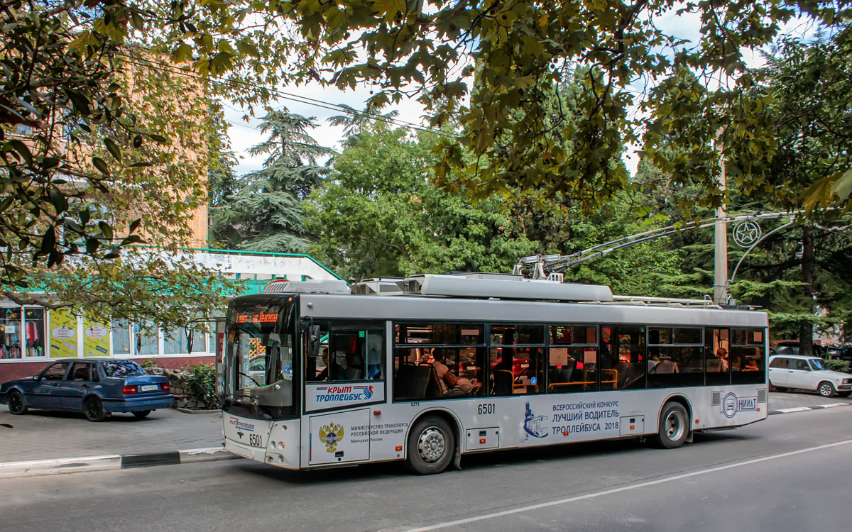 Крымский троллейбус, СВАРЗ-МАЗ-6275 № 6501