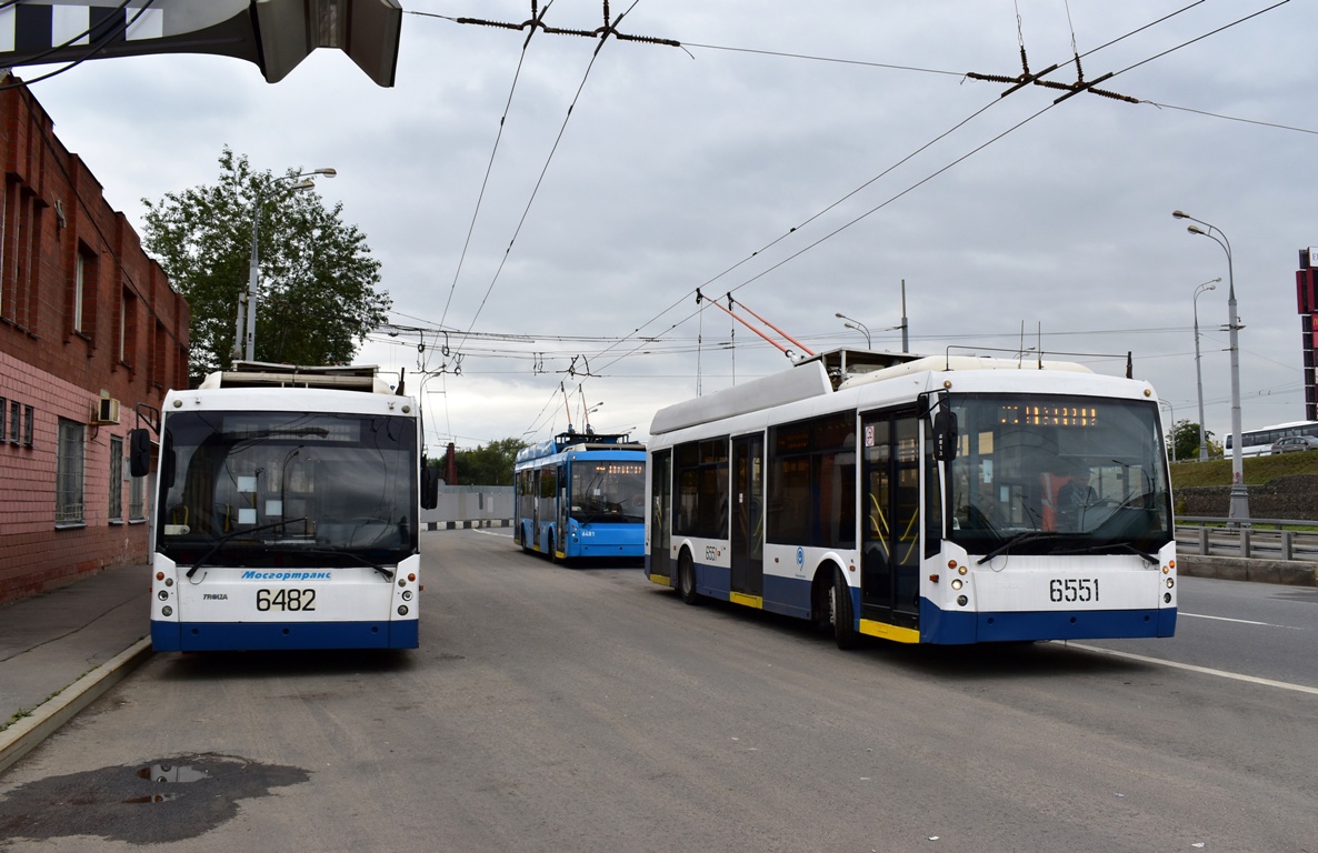 Москва, Тролза-5265.00 «Мегаполис» № 6482; Москва, Тролза-5265.00 «Мегаполис» № 6551