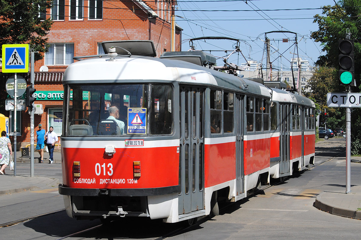Краснодар, Tatra T3SU КВР ТРЗ № 013