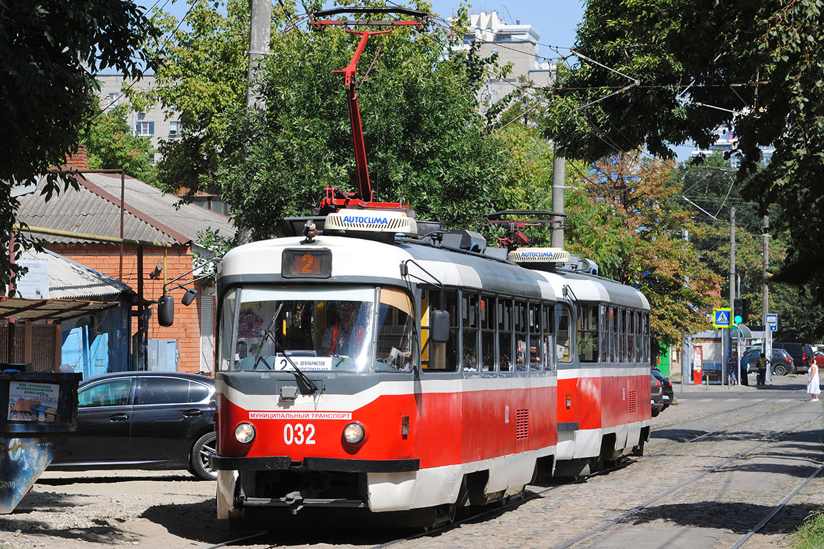 Краснодар, Tatra T3SU КВР ТМЗ № 032
