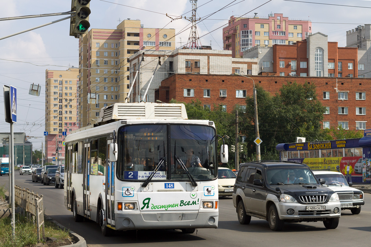 Omsk, LiAZ-52803 N°. 148