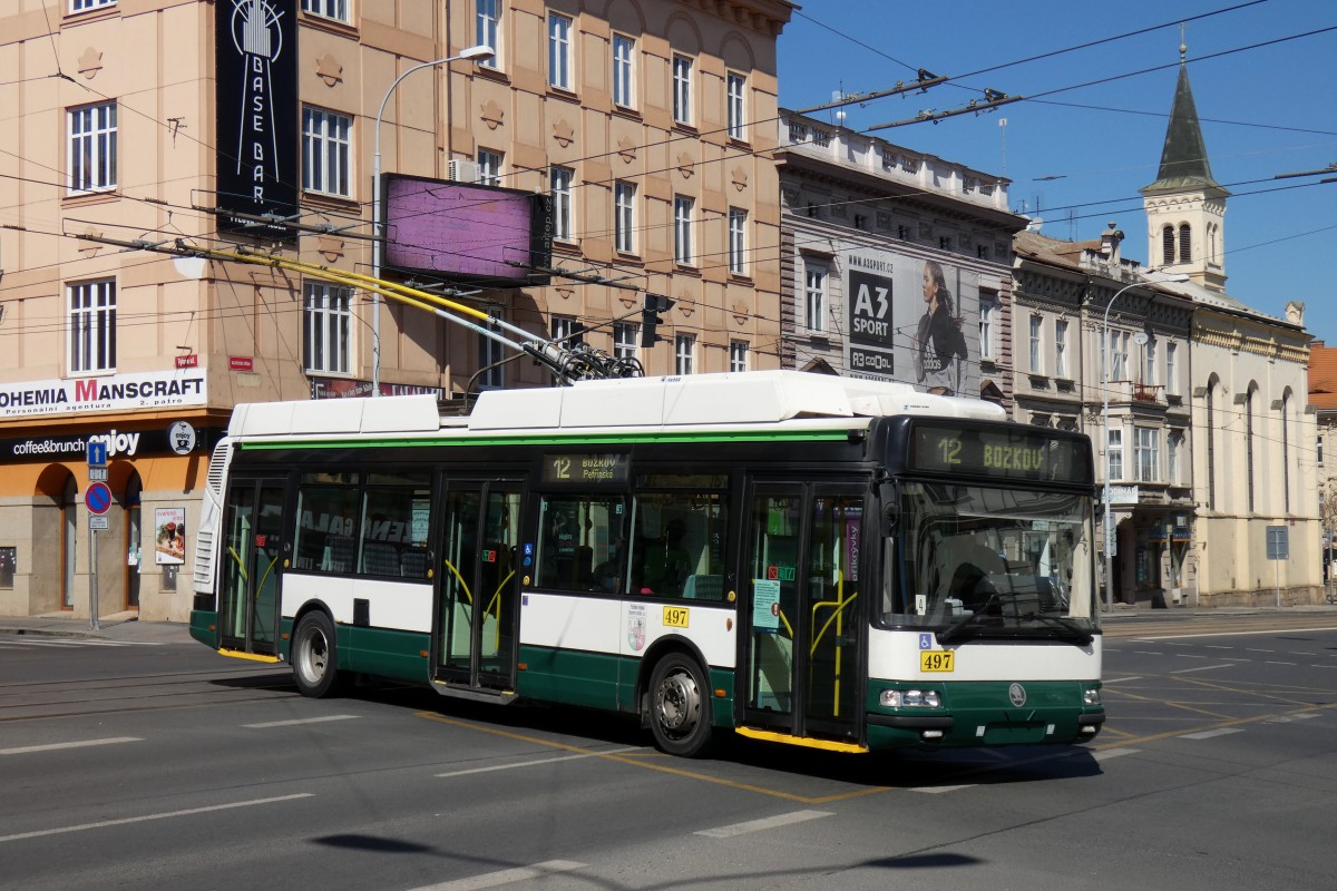 Plzeň, Škoda 24Tr Irisbus Citybus Nr. 497