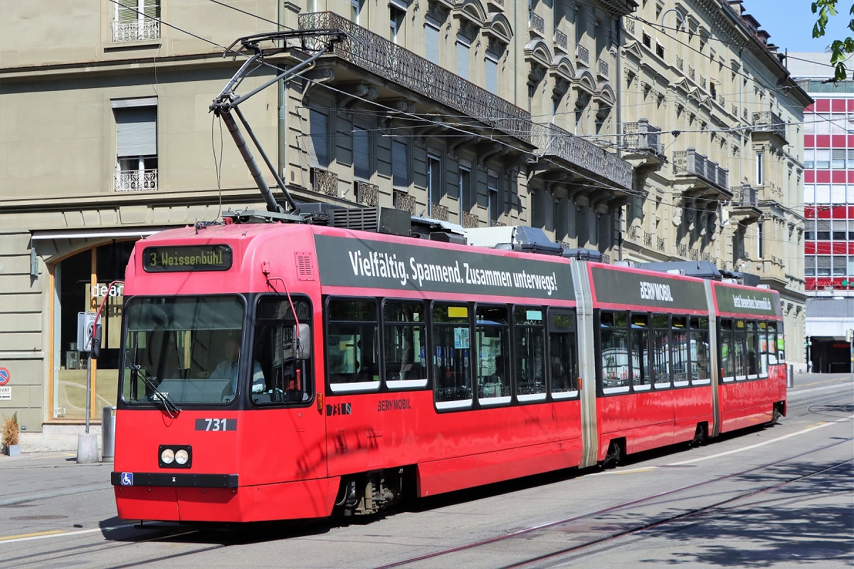 Берн, ACMV/ABB/Duewag Be 4/8 № 731