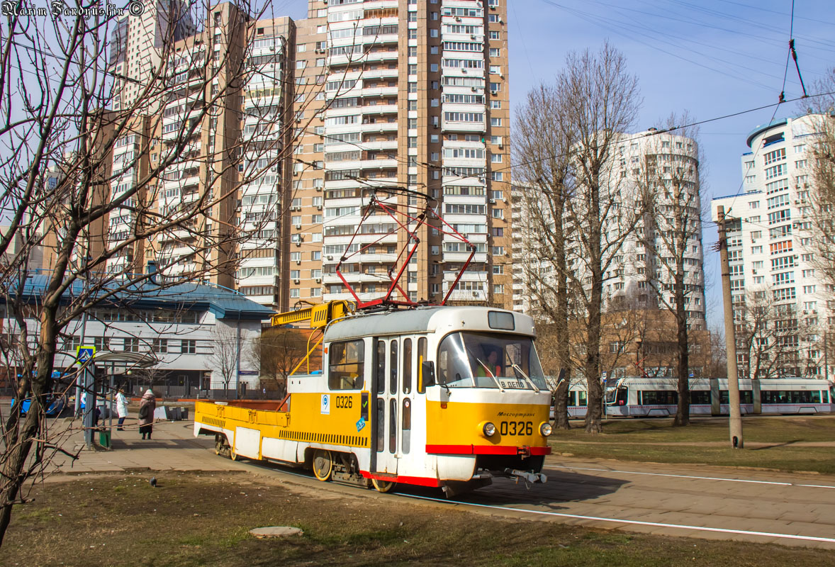 Москва, Tatra T3SU № 0326