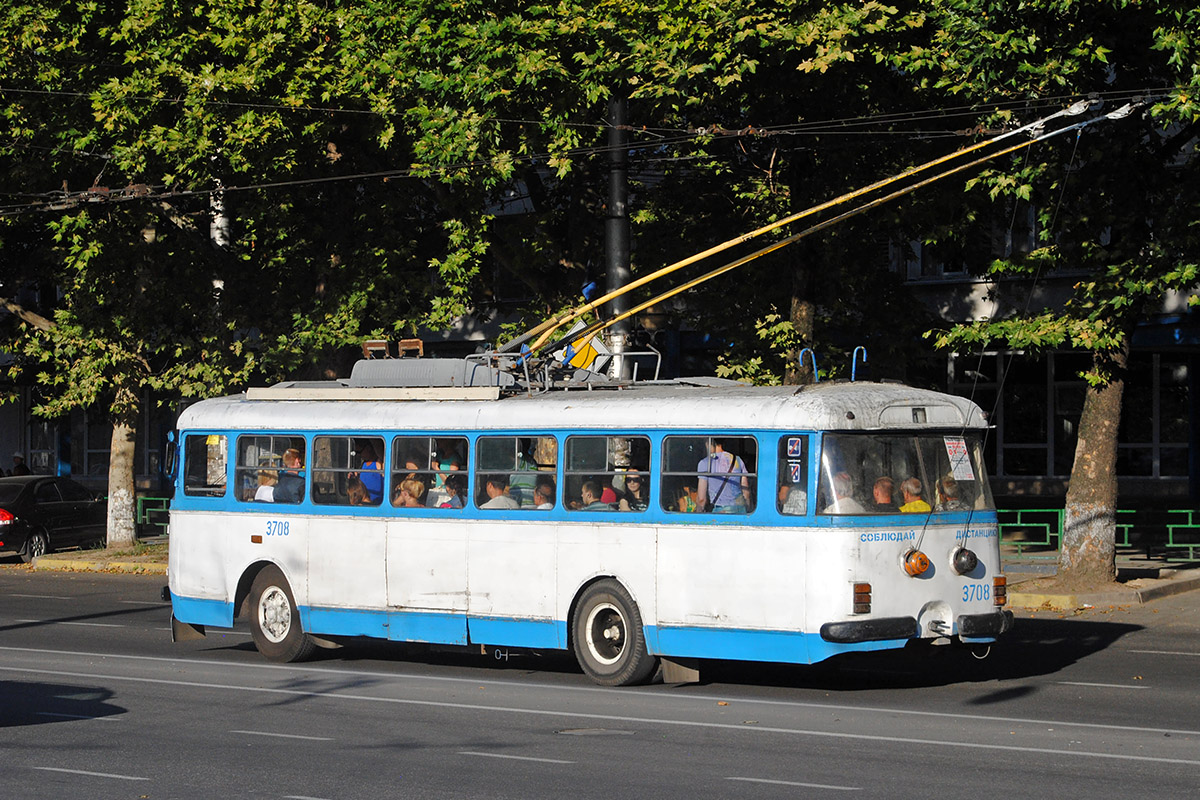 Крымский троллейбус, Škoda 9TrH27 № 3708