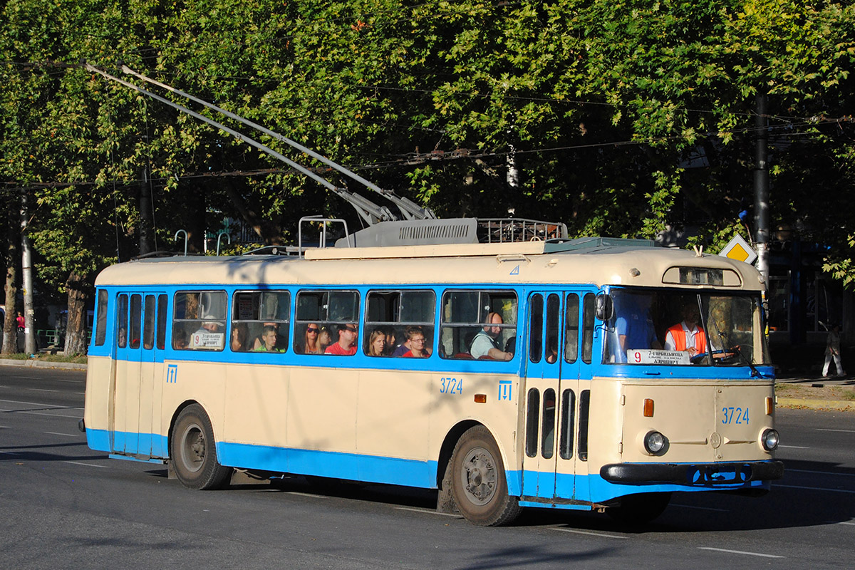 Крымский троллейбус, Škoda 9TrH27 № 3724