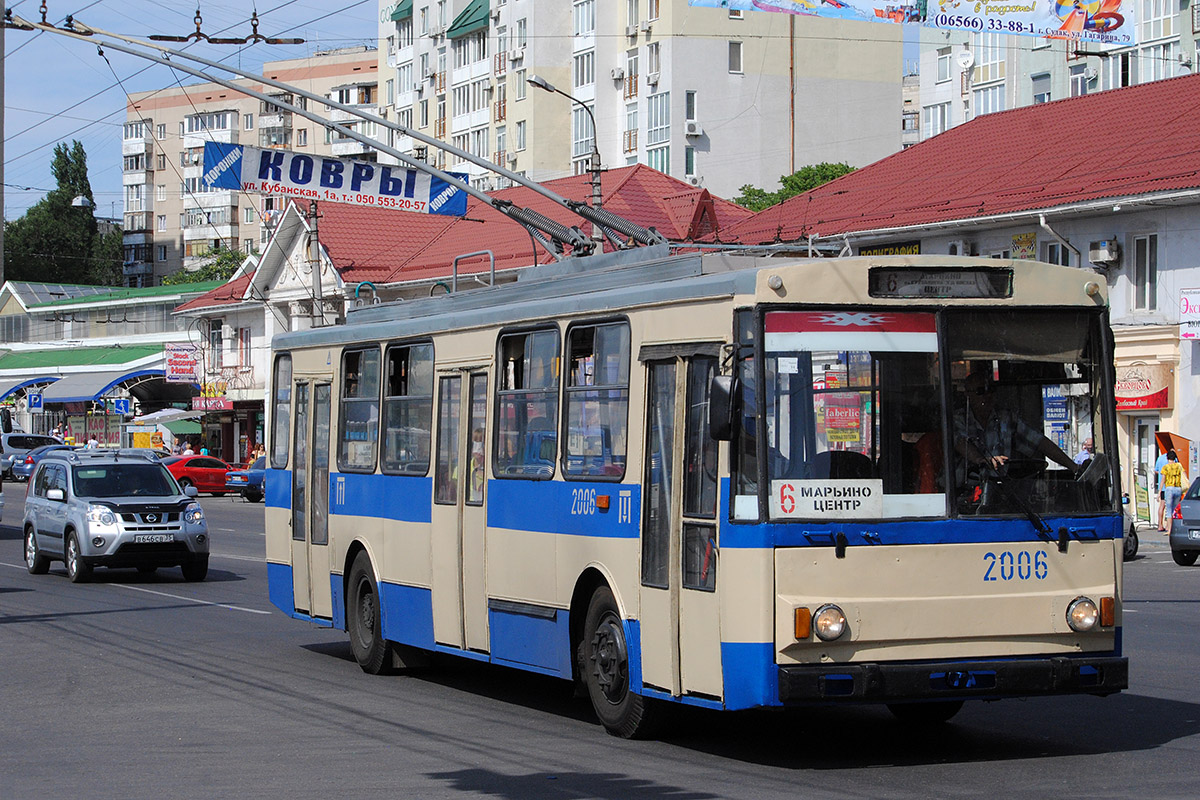 Крымский троллейбус, Škoda 14Tr02/6 № 2006