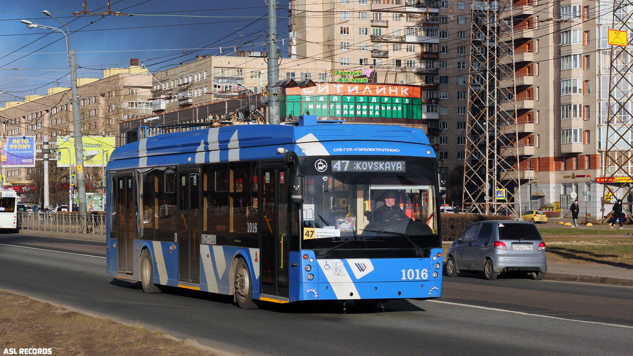 Санкт-Петербург, Тролза-5265.08 «Мегаполис» № 1016
