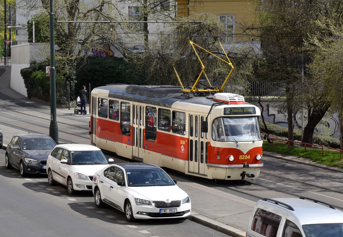 Прага, Tatra T3R.PLF № 8284