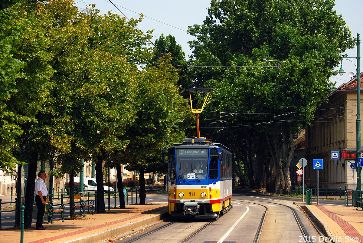 Szeged, Tatra T6A2 № 911
