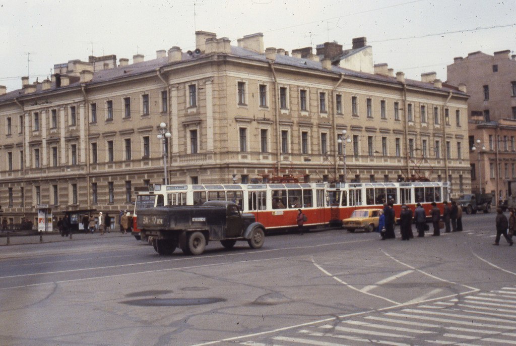 Санкт-Петербург — Исторические фотографии трамвайных вагонов