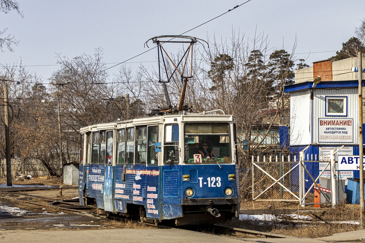 Ангарск, 71-605 (КТМ-5М3) № 123 Ангарск, 71-605 (КТМ-5М3) № 123