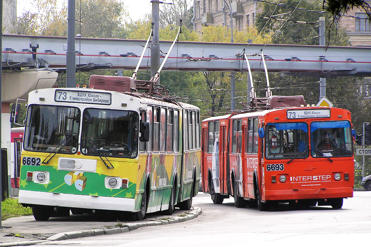 Москва, ЗиУ-6205 [620500] № 6692; Москва, ЗиУ-6205 (683Б) КР МТРЗ № 6693