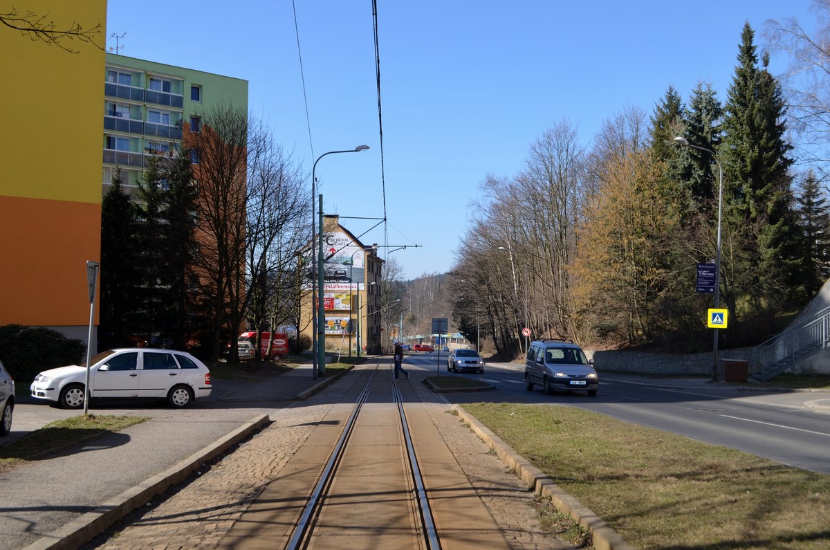 Либерец ― Яблонец-над-Нисой — Трамвайные линии и инфраструктура / Tramvajové tratě a infrastruktura
