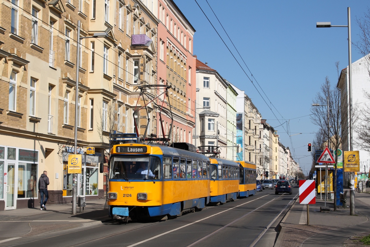 Лейпциг, Tatra T4D-M1 № 2126 Лейпциг, Tatra T4D-M1 № 2126