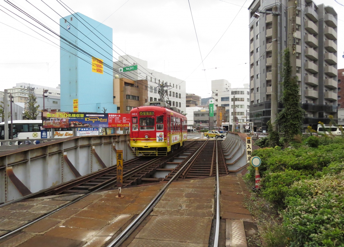 Нагасаки, Nippon Sharyō № 361; Нагасаки — Трамвайные линии и инфраструктура