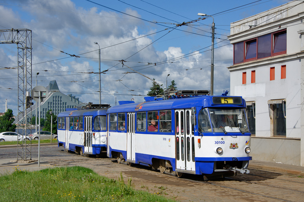 Рига, Tatra T3A № 30100