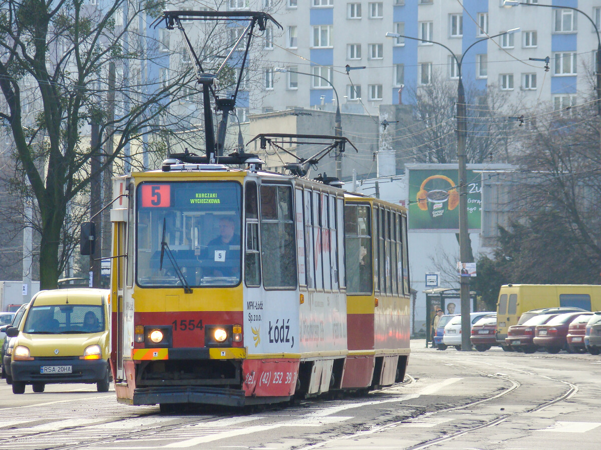 Лодзь, Konstal 805Na № 1554