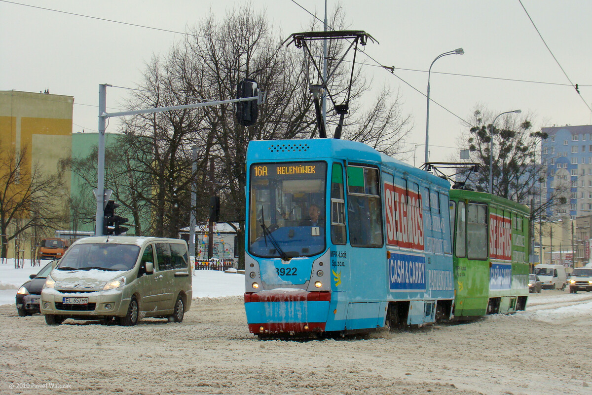Лодзь, Konstal/MPK 805N-EN № 3922
