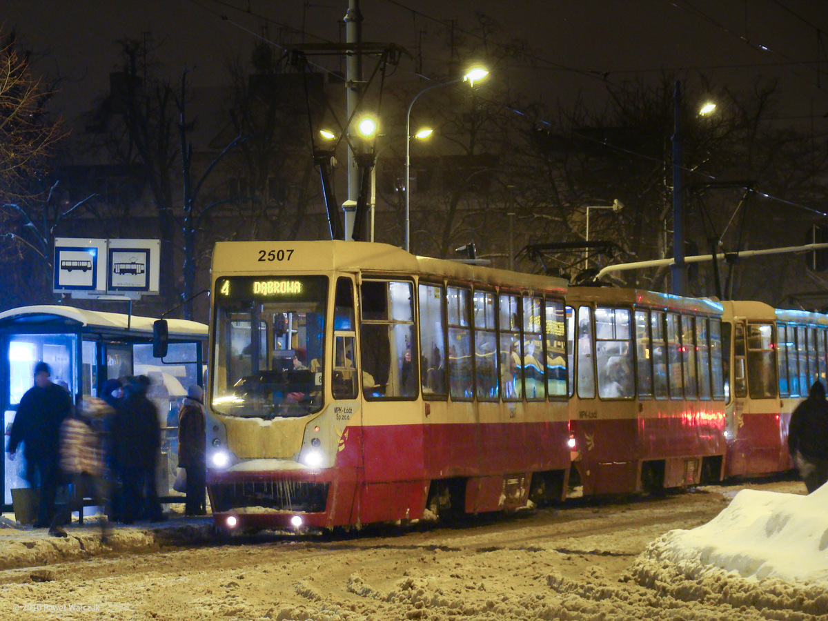 Лодзь, Konstal 805NaND № 2507