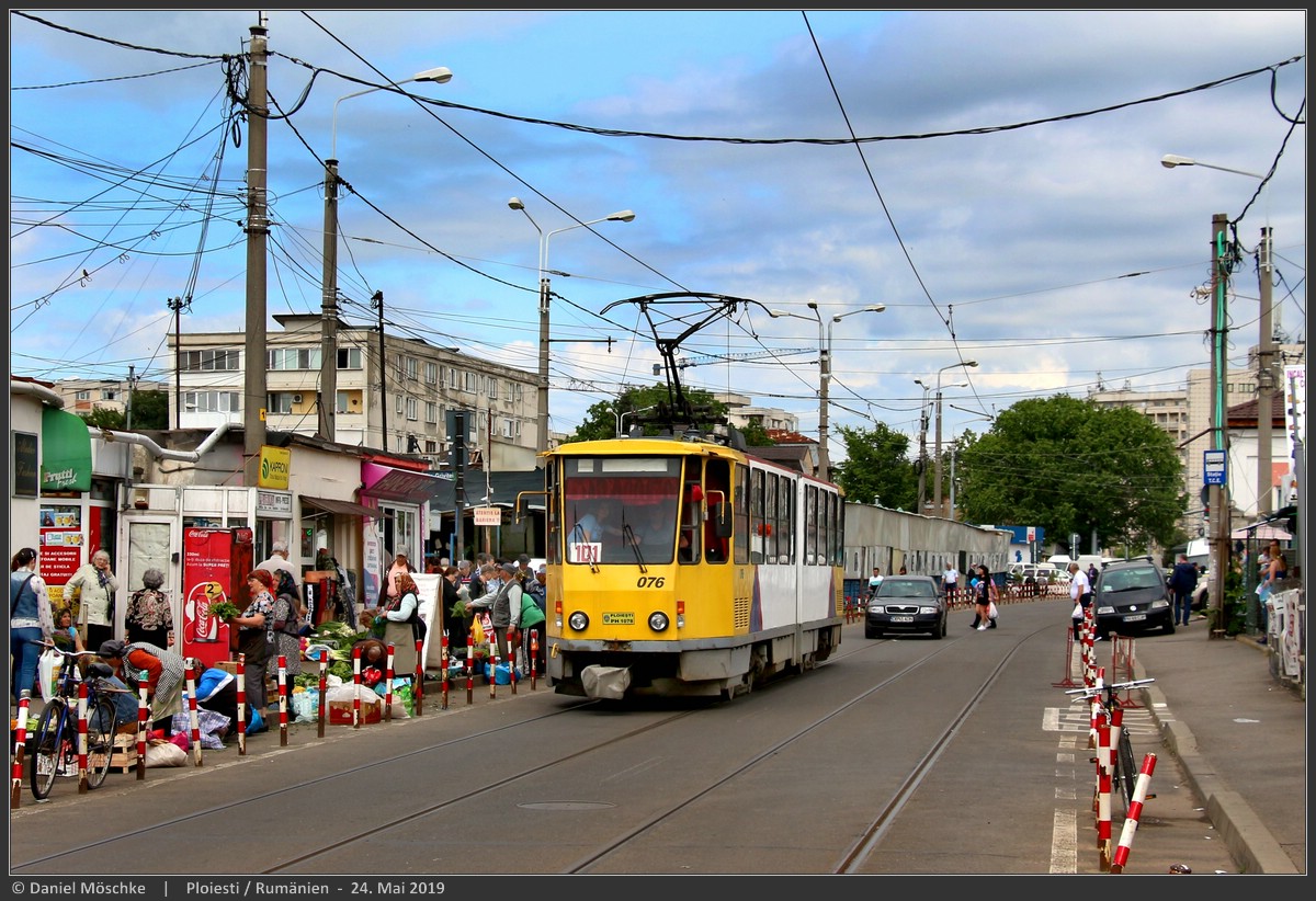 Ploiești, Tatra KT4D № 076
