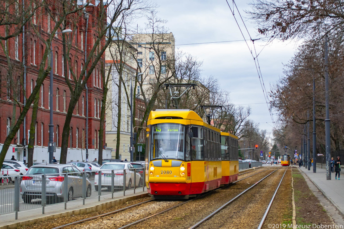 Варшава, Konstal 105N2k/2000 № 2080