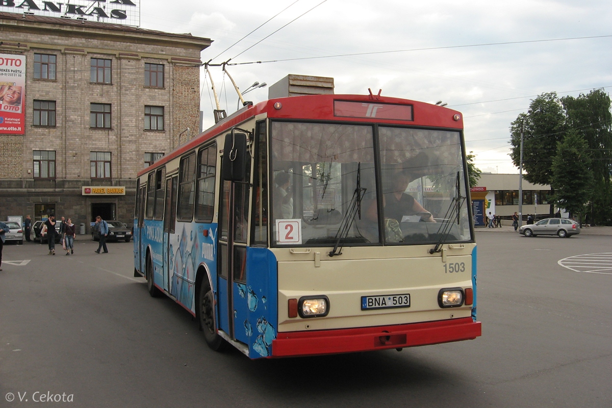 Вильнюс, Škoda 14Tr02/6 № 1503