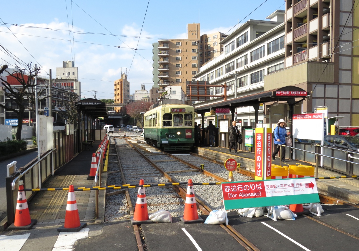 Нагасаки — Трамвайные линии и инфраструктура