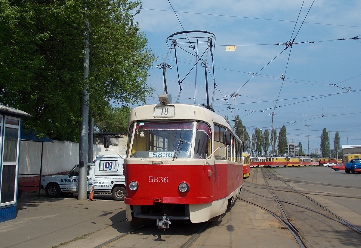 Kiev, Tatra T3SU N°. 5836
