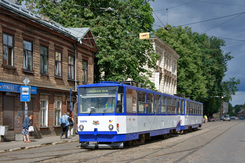 Рига, Tatra T3MR (T6B5-R) № 35010