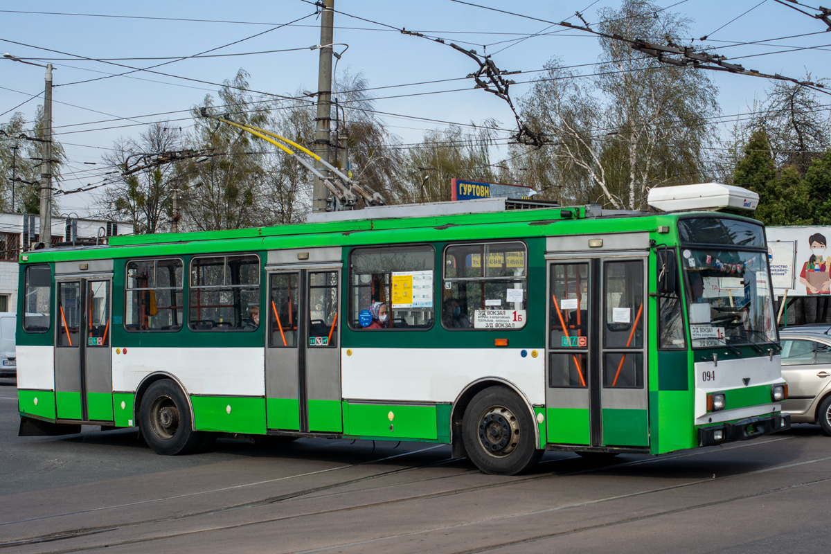 Житомир, Škoda 14TrM № 094; Житомир — Транспорт Житомира в режиме карантина