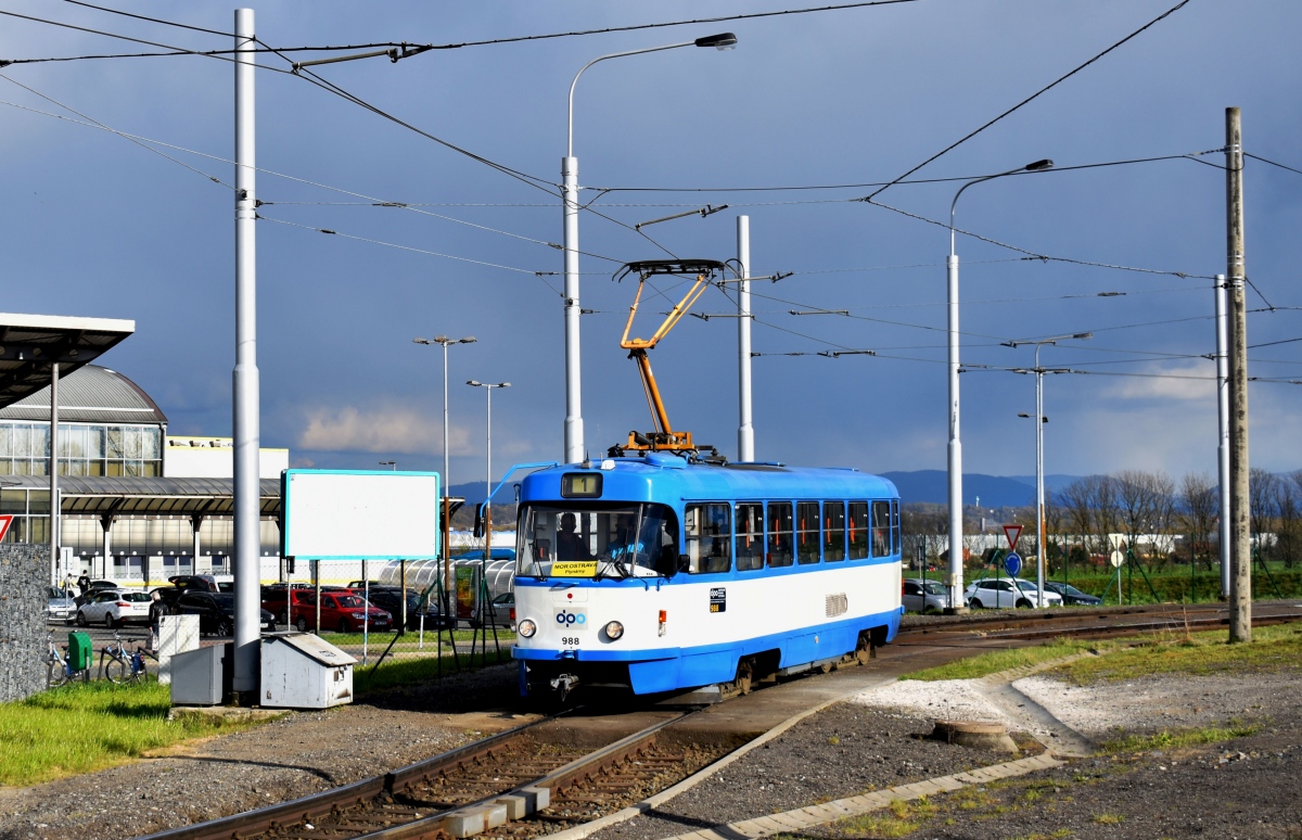 Острава, Tatra T3G № 988