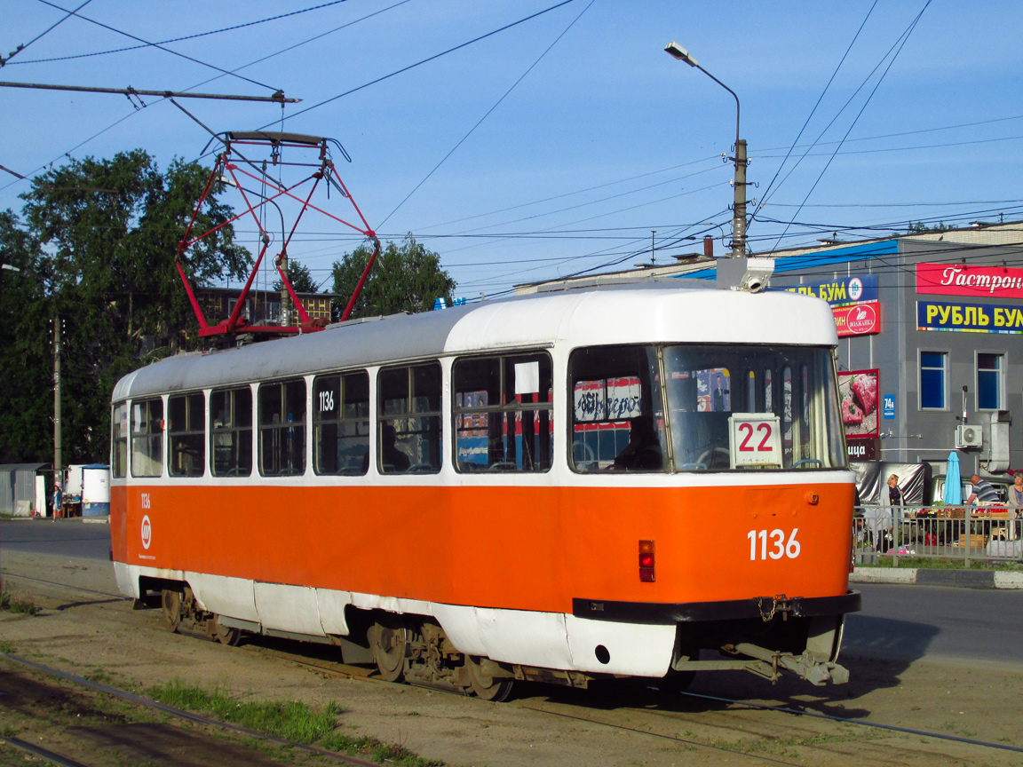 Ульяновск, Tatra T3SU № 1136
