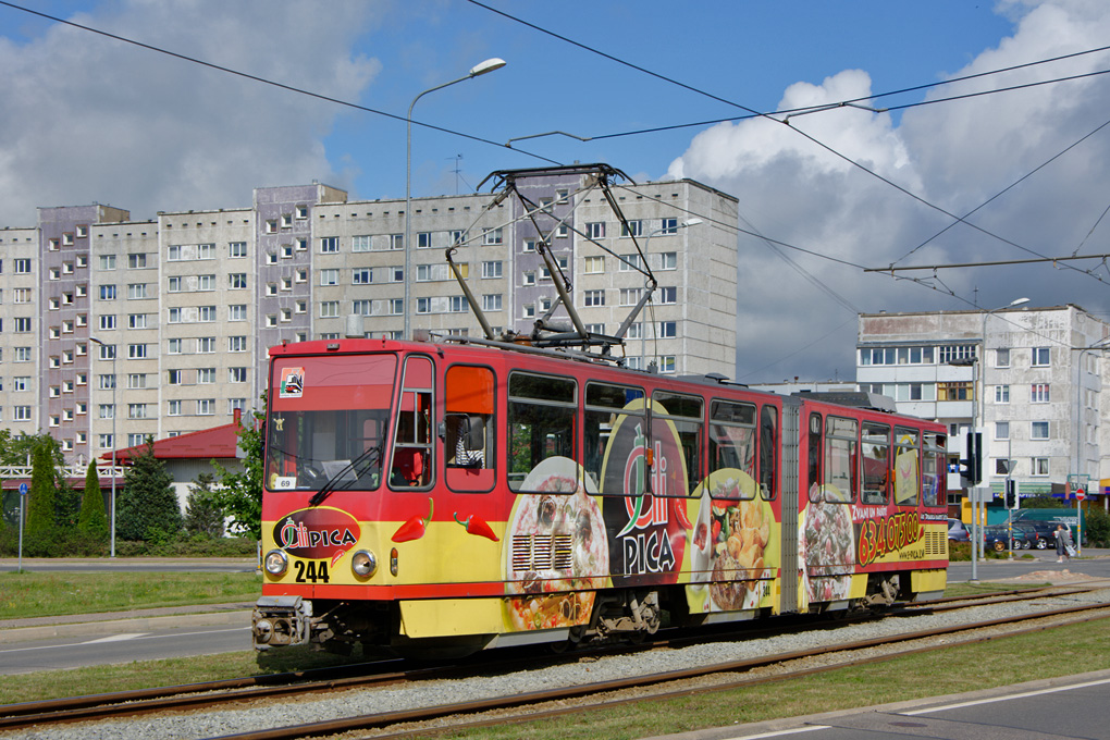 Лиепая, Tatra KT4D № 244
