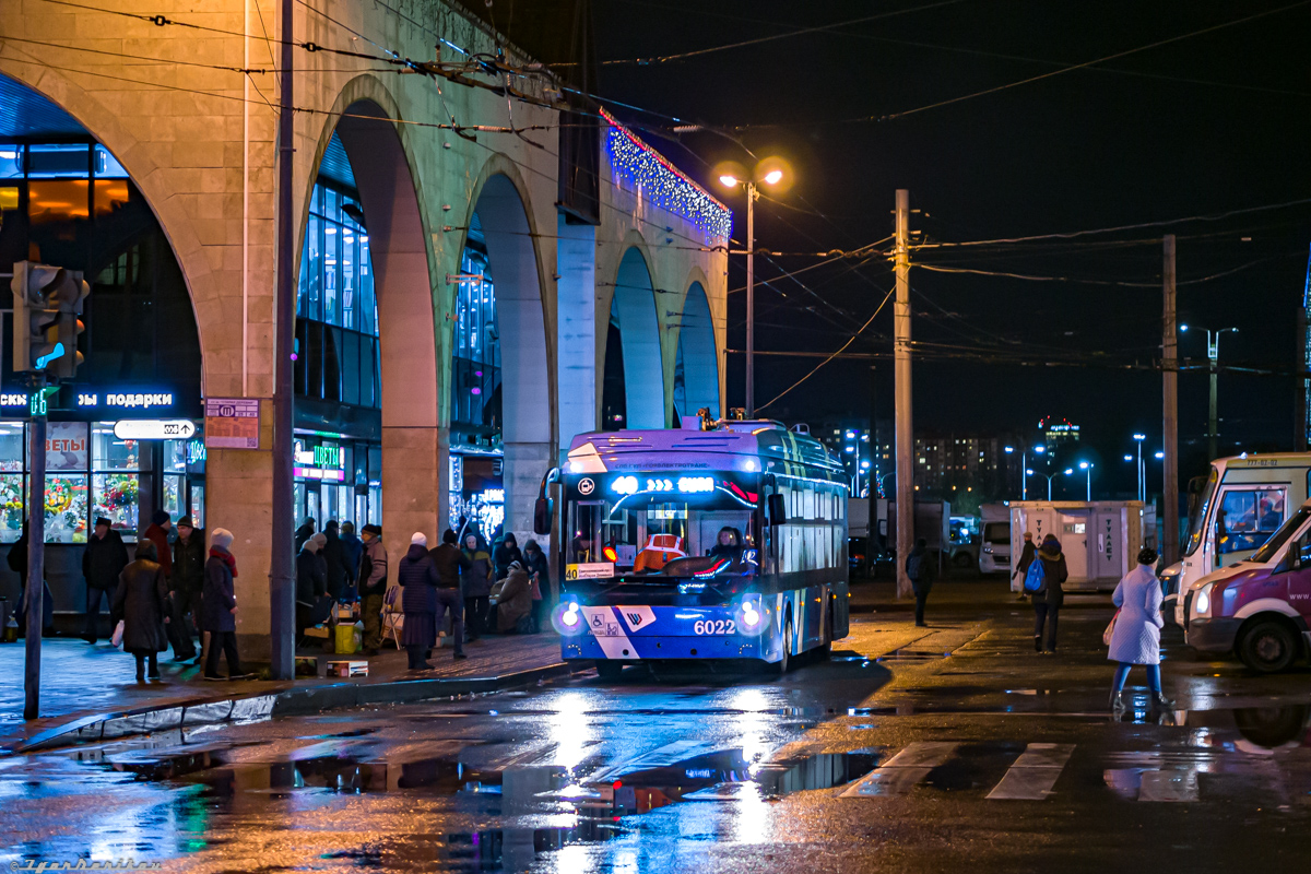 Санкт-Петербург, Тролза-5265.08 «Мегаполис» № 6022 Санкт-Петербург, Тролза-5265.08 «Мегаполис» № 6022