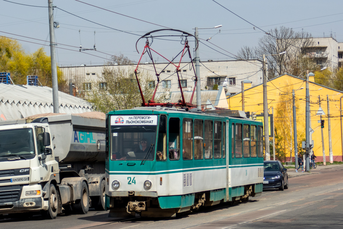 Житомир, Tatra KT4SU № 24