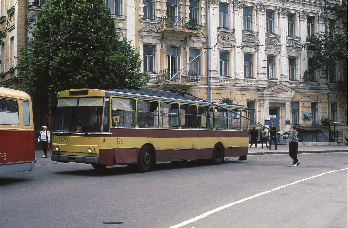 Киев, Škoda 14Tr02 № 129; Киев — Исторические фотографии