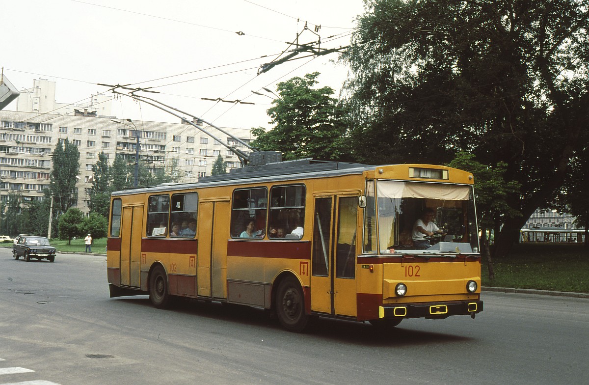 Киев, Škoda 14Tr01 № 102; Киев — Исторические фотографии