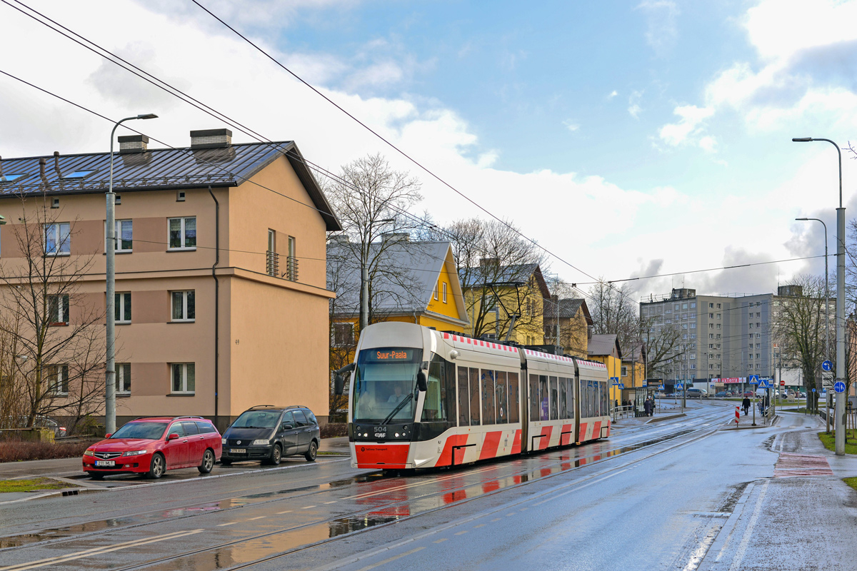 Таллин, CAF Urbos AXL № 504