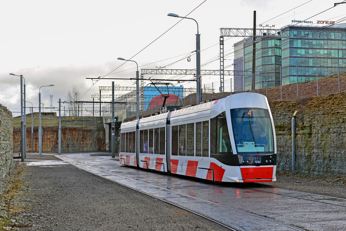 Таллин, CAF Urbos AXL № 516