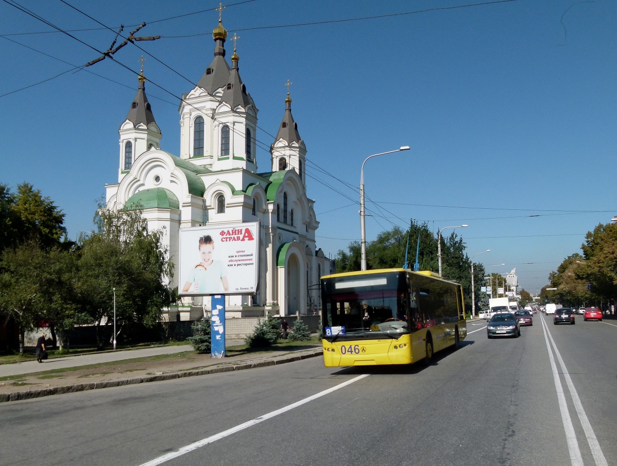 Запорожье, ЛАЗ E183D1 № 046