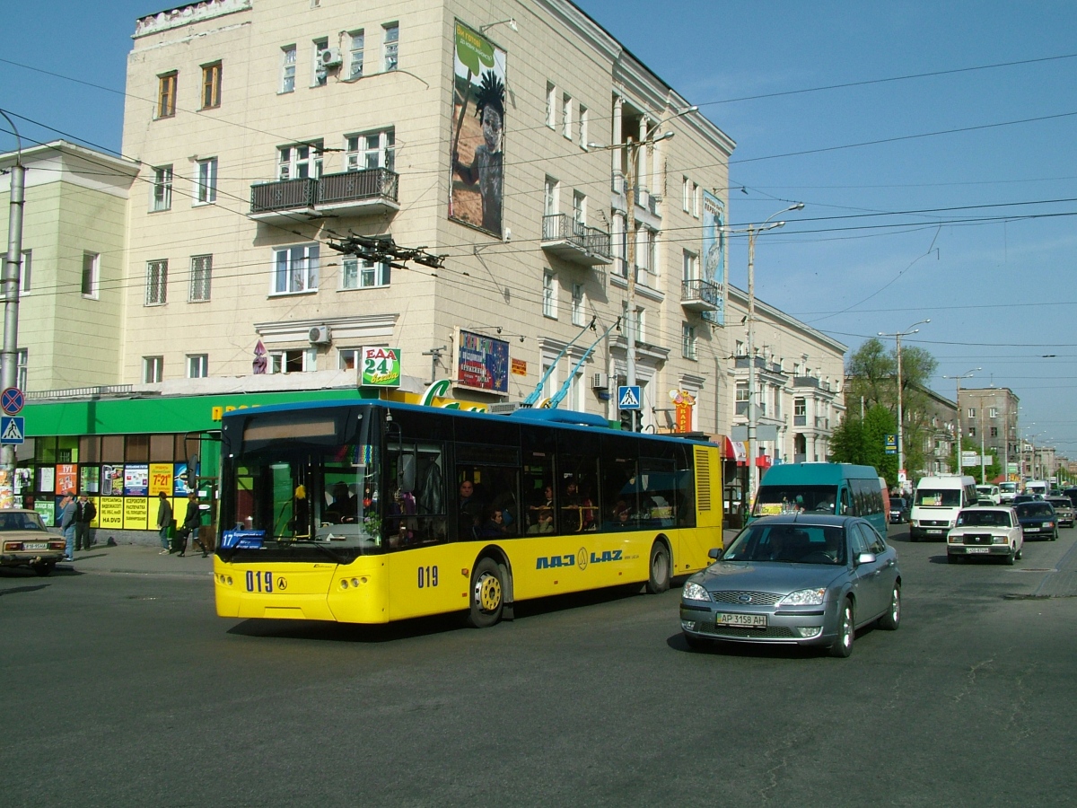 Запорожье, ЛАЗ E183D1 № 019
