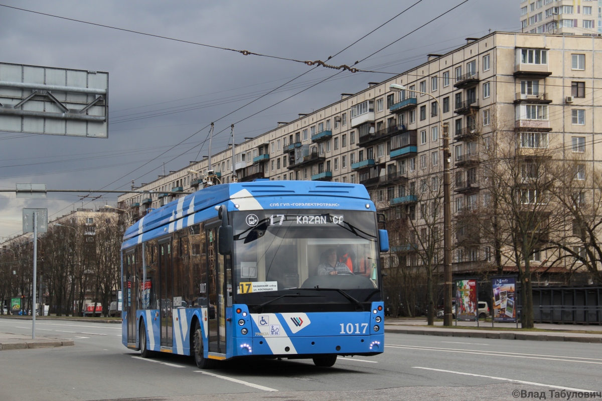 Санкт-Петербург, Тролза-5265.08 «Мегаполис» № 1017