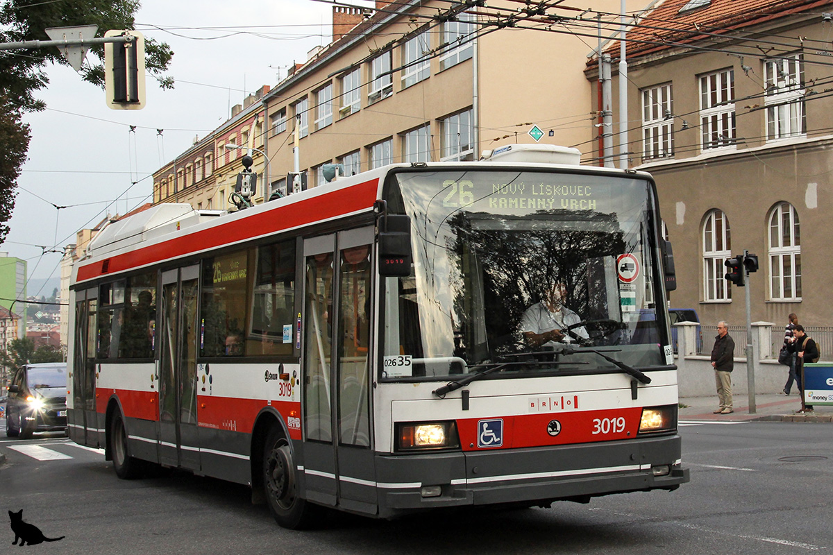 Брно, Škoda 21Tr № 3019