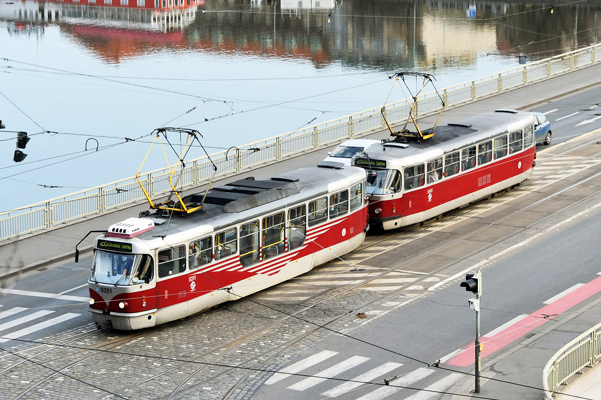 Прага, Tatra T3R.PLF № 8281