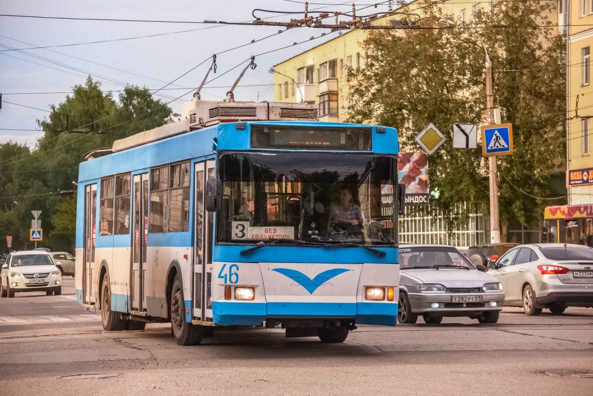 Тверь, Тролза-5275.05 «Оптима» № 46; Тверь — Последние годы тверского троллейбуса (2019 — 2020 гг.)