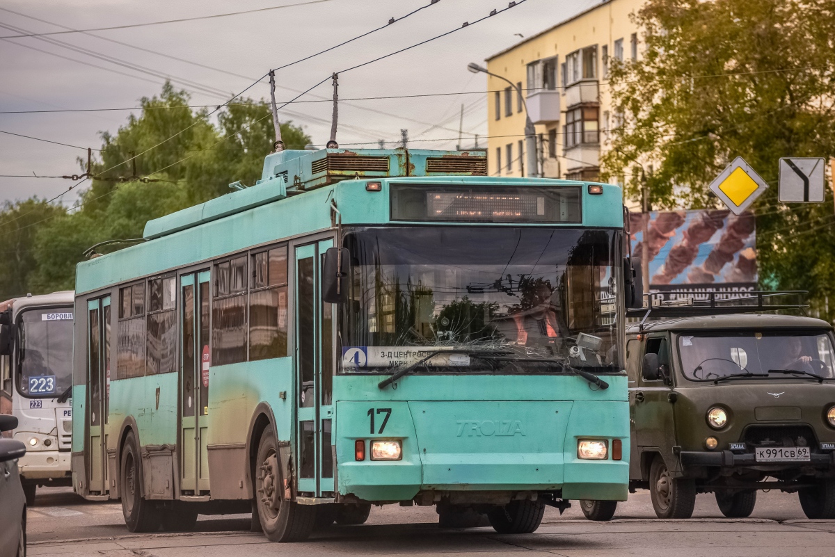 Тверь, Тролза-5275.05 «Оптима» № 17; Тверь — Последние годы тверского троллейбуса (2019 — 2020 гг.)