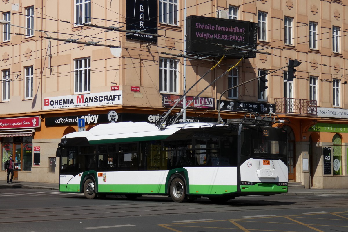 Plzeň, Škoda 26Tr Solaris IV № 594